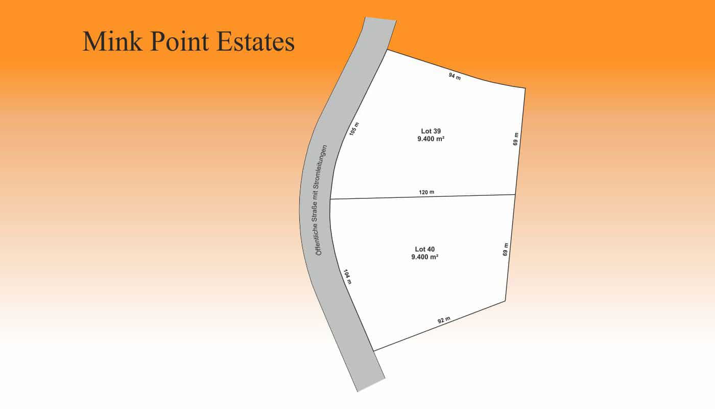 Kanada Grundstücke, Immobilien Kanada, Mink Point Estates Lot 39 u. 40