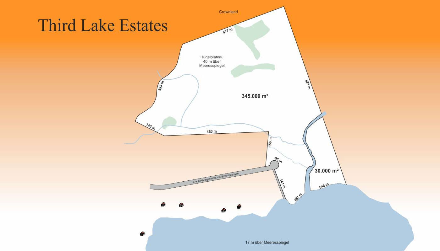 Kanada Immobilien-Cape Breton-Third Lake Estates - Grundstücksübersicht